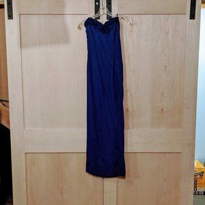 Purple-blue Slip Dress